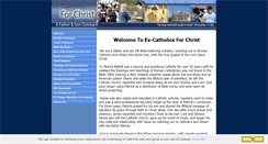 Desktop Screenshot of excatholicsforchrist.com